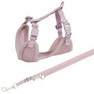 Junior Welpen-Softgeschirr mit Leine, 26-34cm/10mm, flieder