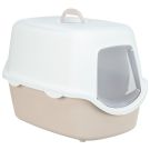 Katzentoilette Vico, 40 x 40 x 56 cm, blush/weiß