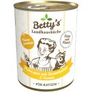 Betty's Landhausküche Dose Huhn PUR + Borretschöl 400g