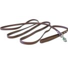 Heim BioThane Suchleine, genietet, 9mm/10m, braun