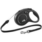 flexi New CLASSIC LONG, M: 8 m, schwarz