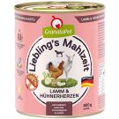 Granatapet Lieblingsmahlzeit Lamm und Hühnerherzen 800g