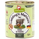 Granatapet Lieblingsmahlzeit Rind und Fasan 800g