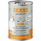 Grau Hund Adult Geflügel mit Pastinake und Brokkoli 400g