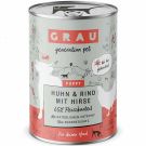 Grau Hund Puppy Huhn und Rind mit Hirse 400g