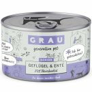 Grau Hund Senior Geflügel und Ente 200g