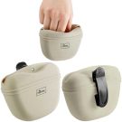 Hunter Silikon Snackbeutel Lugo S, 13x11x5cm, beige