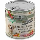 Landfleisch pur Ente mit Lamm, Kartoffeln u. Wildapfel 800g