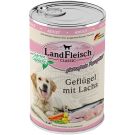 Landfleisch pur Geflügel mit Lachs 400g