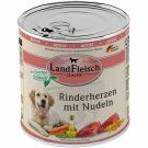 Landfleisch pur Rinderherzen mit Nudeln 800g