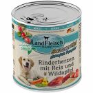 Landfleisch pur Rinderherzen mit Reis und Wildapfel 800g