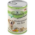 Landfleisch pur Rinderpansen mit Reis 400g