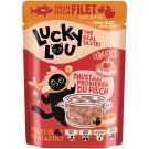 Lucky Lou Extrafood Thunfisch mit Apfel in Broth 70g Pouch