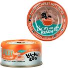 Lucky Lou Extrafood Thunfisch und Lachs in Broth 70g Dose