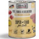 Macs Cat Dose Pute, Rind und Heidelbeeren 800g