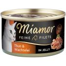 Miamor Feine Fil. Dose Thunfisch & Wachtelei 100g