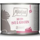 MjAMjAM Dose DUO zarte Ente + saftiges Huhn an Möhrchen 200g