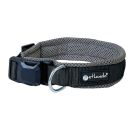 Petlando Magnetech Halsband, XXXS:25-30cm/2,5cm,anthr/schwar