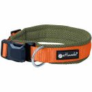 Petlando Magnetech Halsband, XXXS:25-30cm/2,5cm,olive/orange