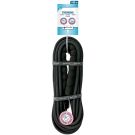 Petlando Trekking Leine Rund mit Griff, 10m, schwarz