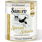 Sanoro Spezial Niere Schwein+Zucchini+Reis+Brokkoli 800g