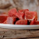Barfgold Pferdemuskelfleisch, gewürfelt 1000g