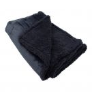 FurryFabs Wasserdichte Hundedecke Flanell,100x130cm,anthrazi