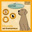 Futterfreund Trockenfutter Huhn große Rassen 100g Probe