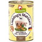 Granatapet Lieblingsmahlzeit Geflügel und Schinken 400g