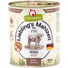Granatapet Lieblingsmahlzeit Rind PUR 800g