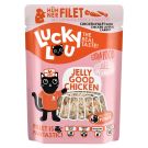Lucky Lou Extrafood Hühnerfil. + Hühnerleber Jelly 70g Pouch