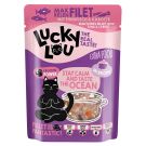 Lucky Lou Extrafood Makrelen+Thunfischfilet Broth 70g Pouch