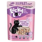 Lucky Lou Extrafood Makrelen+Thunfischfilet Jelly 70g Pouch