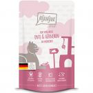 MjAMjAM Quetschie DUO von zarte Ente + Huhn an Möhrchen 125g
