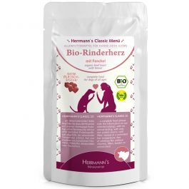 Herrmanns Standbeutel Bio-Rinderherz mit Fenchel 130g