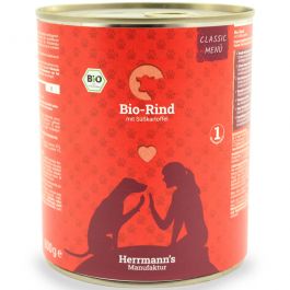 Herrmanns Bio-Rind mit Süßkartoffeln 800g