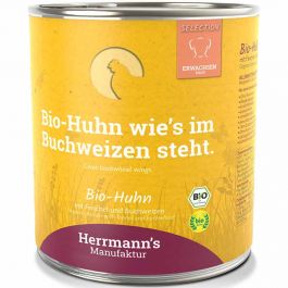 Herrmanns Selection Erwachsen Bio Huhn 800g