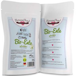 HerzensHund Bio-Ente mit Bio-Gemüse -getreidefrei- 130g