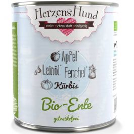 HerzensHund Bio-Ente mit Bio-Gemüse -getreidefrei- 800g