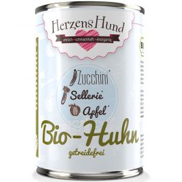 HerzensHund Bio-Huhn mit Bio-Zucchini -getreidefrei- 400g