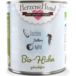 HerzensHund Bio-Huhn mit Bio-Zucchini -getreidefrei- 800g