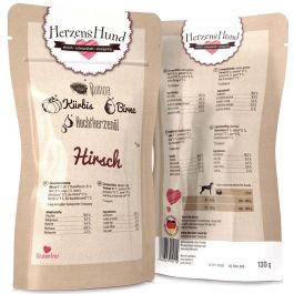 HerzensHund Hirsch mit Bio-Gemüse 130g