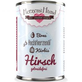 HerzensHund Hirsch mit Kürbis -getreidefrei- 400g