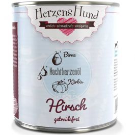 HerzensHund Hirsch mit Kürbis -getreidefrei- 800g
