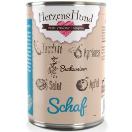 HerzensHund Schaf mit Bio-Gemüse 400g