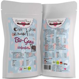 HerzensHund Welpe Bio-Gans mit Bio-Apfel 130g