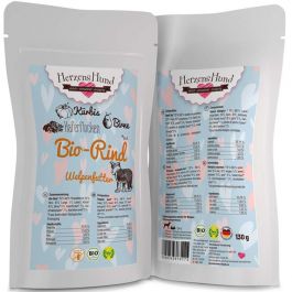 HerzensHund Welpe Bio-Rind mit Bio-Kürbis 130g