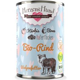 HerzensHund Welpe Bio-Rind mit Bio-Kürbis 400g