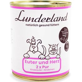 Lunderland Reinfleisch Mix-Dose Euter + Herz 800g