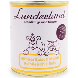 Lunderland Hühnerfleisch-Menü 800g